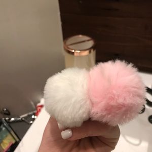 Fuzzy hair tie